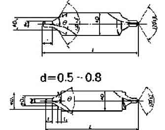 IMPA手冊 編號630516中心鉆頭(圖1) IMPA手冊 編號630516中心鉆頭(圖1)