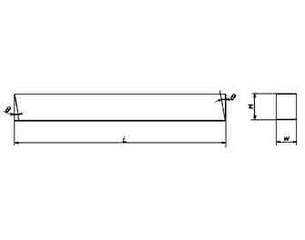 IMPA手冊 編號632631長方形車刀(圖1) IMPA手冊 編號632631長方形車刀(圖1)