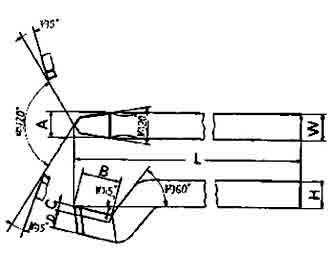 IMPA手冊 編號63308160型高速鋼頭車刀(圖1)