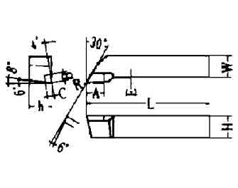 IMPA手冊(cè) 編號(hào)63282151-52,91-95型超硬尖端車(chē)刀(圖1)
