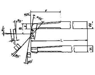 IMPA手冊 編號63305340型圓嘴鏜孔車刀(圖1)