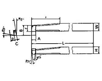 IMPA手冊 編號63306442型光車車刀(圖1)