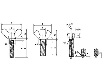 IMPA手冊(cè) 編號(hào)6926XX蝴蝶螺帽(圖1)