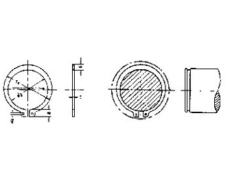IMPA手冊(cè) 編號(hào)6955XX止動(dòng)圈C型(圖1)