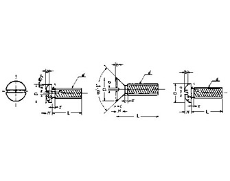 IMPA手冊 編號6940XX溝槽頭螺絲(圖1)