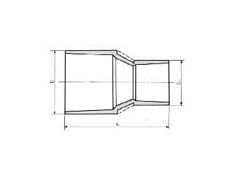 IMPA手冊 編號732981供水系統PVC縮徑管接(圖1)
