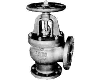 IMPA手冊 編號751124船用鑄鐵5kgf/c㎡螺絲控制止回角型閥(圖1)