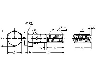 IMPA手冊 編號6901XX六角頭螺栓(圖1)
