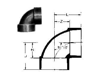IMPA手冊(cè) 編號(hào)732815PVC90度彎頭(圖1)