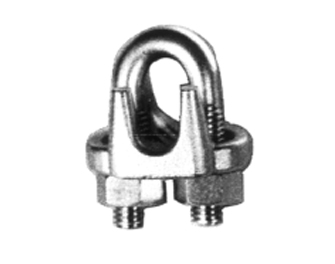 IMPA手冊 編號233658不銹鋼標準鋼絲夾(圖1)