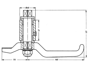 IMPA手冊(cè) 編號(hào)493412門把手組件(圖1)