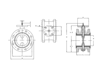 IMPA手冊 編號754523鑄鐵蝴蝶閥系列(圖1) IMPA手冊 編號754523鑄鐵蝴蝶閥系列(圖1)