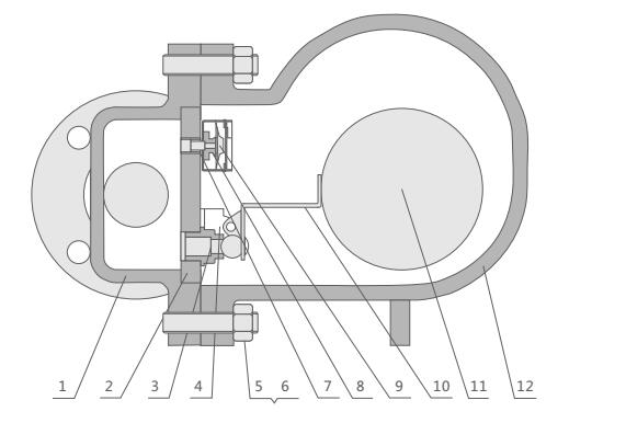 FT44H杠桿浮球式蒸汽疏水閥結構分析圖 FT44H杠桿浮球式蒸汽疏水閥(圖2)