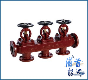 船用閥門 GB/T 1854-93船用法蘭鑄鐵單排吸入截止閥箱 帶船級社證書(圖1)